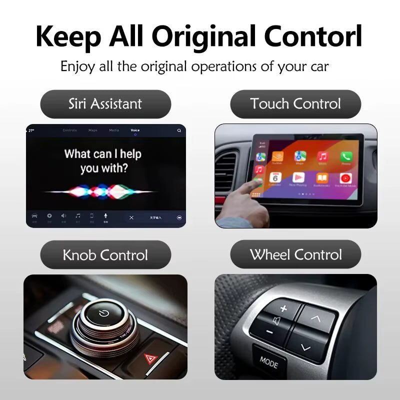 New 2 In1 Wireless Carplay Adapter