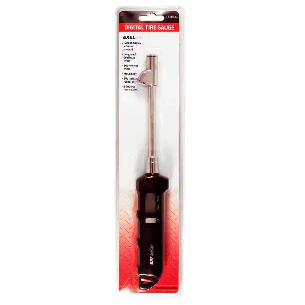 Swivel Air Chuck Digital Tire Gauge